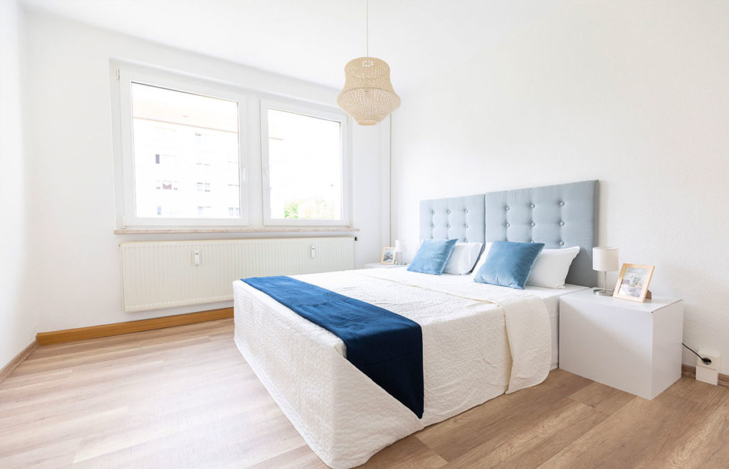 Schlafzimmer nach Home Staging in Dresden