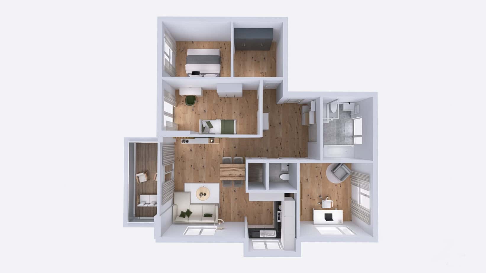 Grundriss 3D
